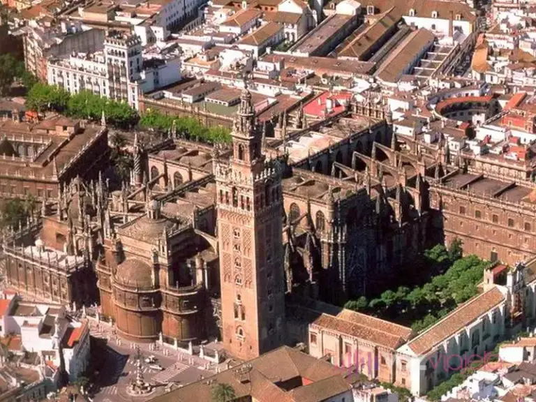 Seville Cathedral, aerial view