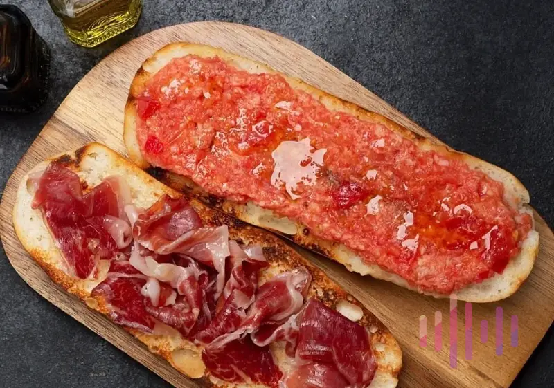 The typical Catalan Pan Tumaca